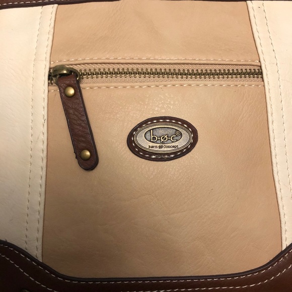 B.O.C. Born Concept Shoulder Bag In Cream/Brown - Picture 5 of 12
